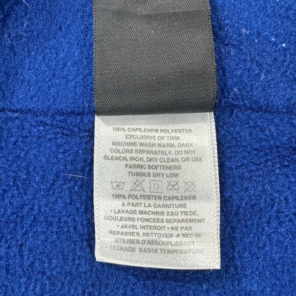 Vintage Patagonia Capilene Blue Fleece 1/4 Zip Pullover Men's Size Large 43482 - Picture 5 of 13